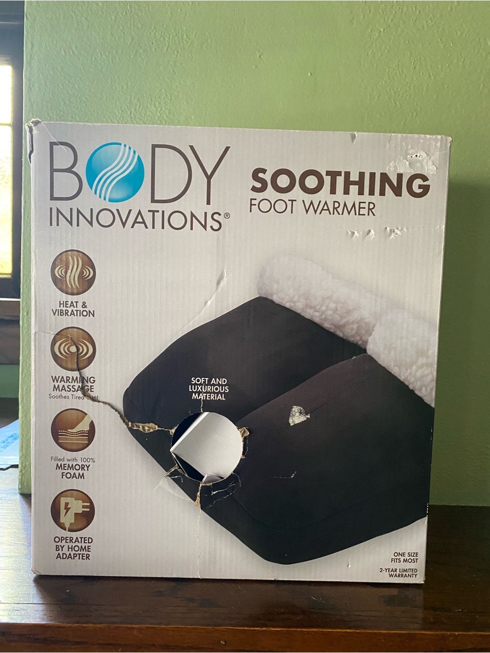 Soothing Foot Warmer - Black